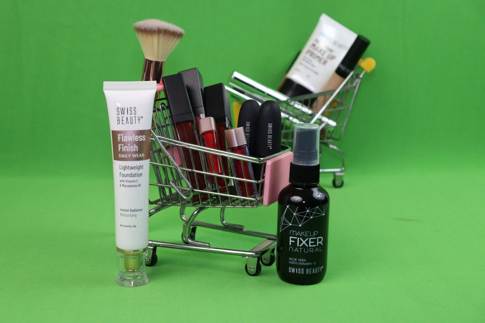 Close-up image showcasing organic ingredients used in beauty products