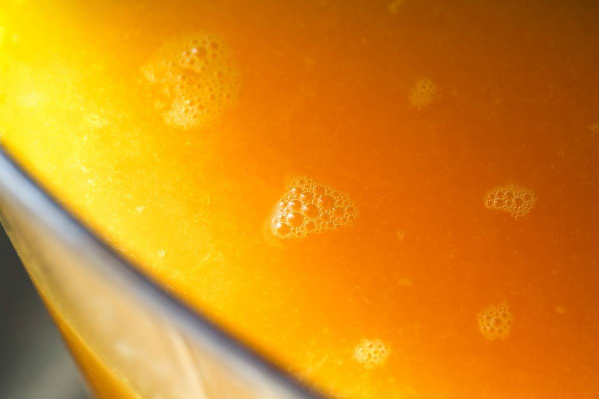 Before and after photos showing improved skin texture